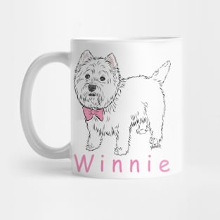 Winnie the Westie (please message me BEFORE you order to add your own name) Mug